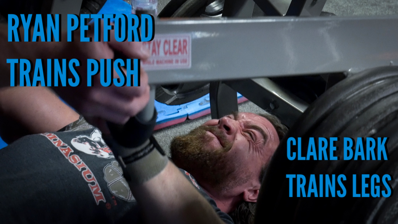 Ryan Trains Push | Clare Trains Legs