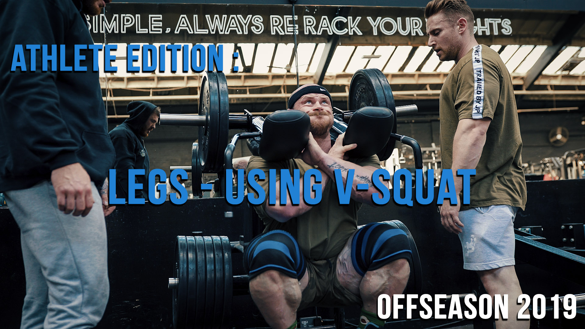 Athlete Edition: Legs, Using V-Squat Offseason 2019