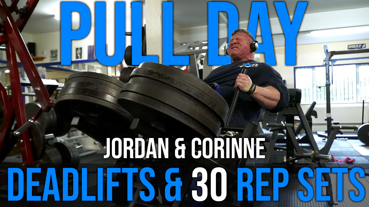 Pull Day - Deadlifts & 30 Rep Sets