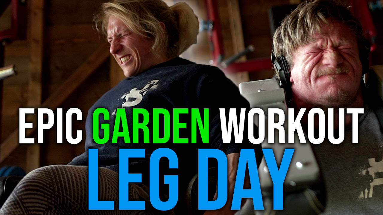 Jordan & Corinne - Epic Garden Leg Workout